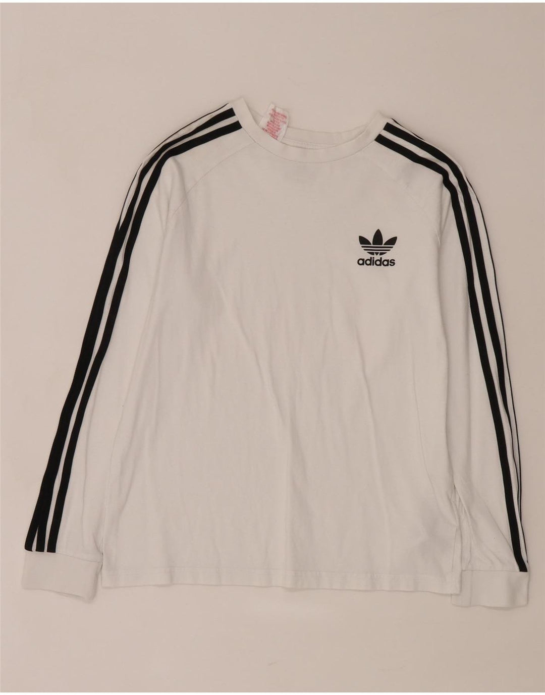 Adidas Jungen Top Langarm 12–13 Jahre weiße Baumwolle