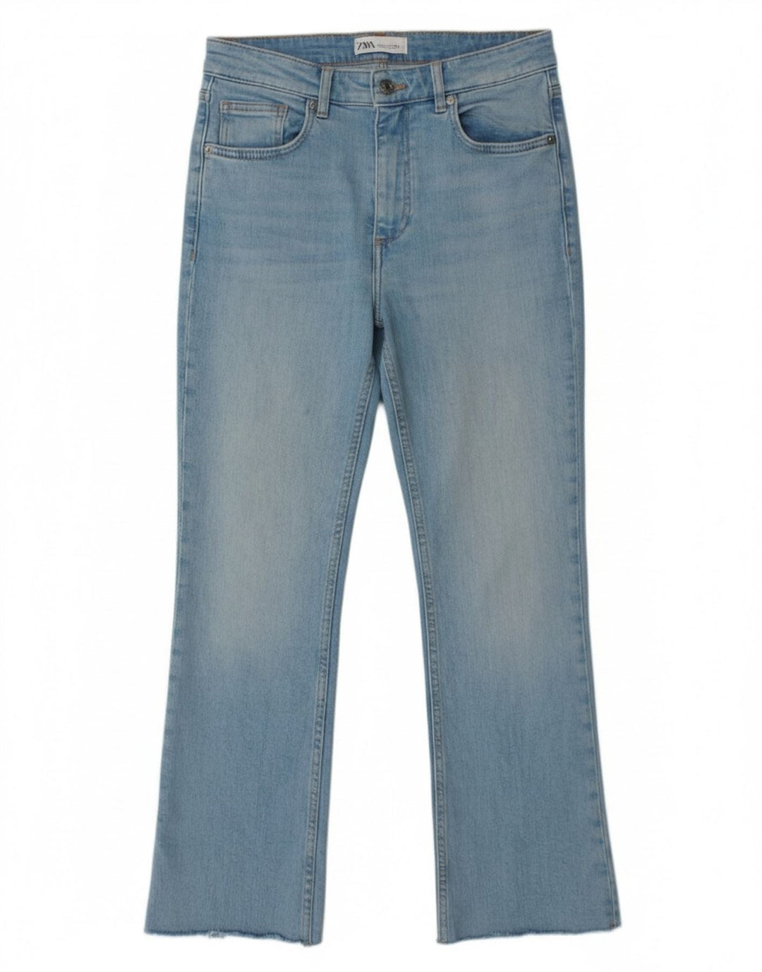 ZARA Womens Straight Jeans EU 36 XS W26 L25 Blue