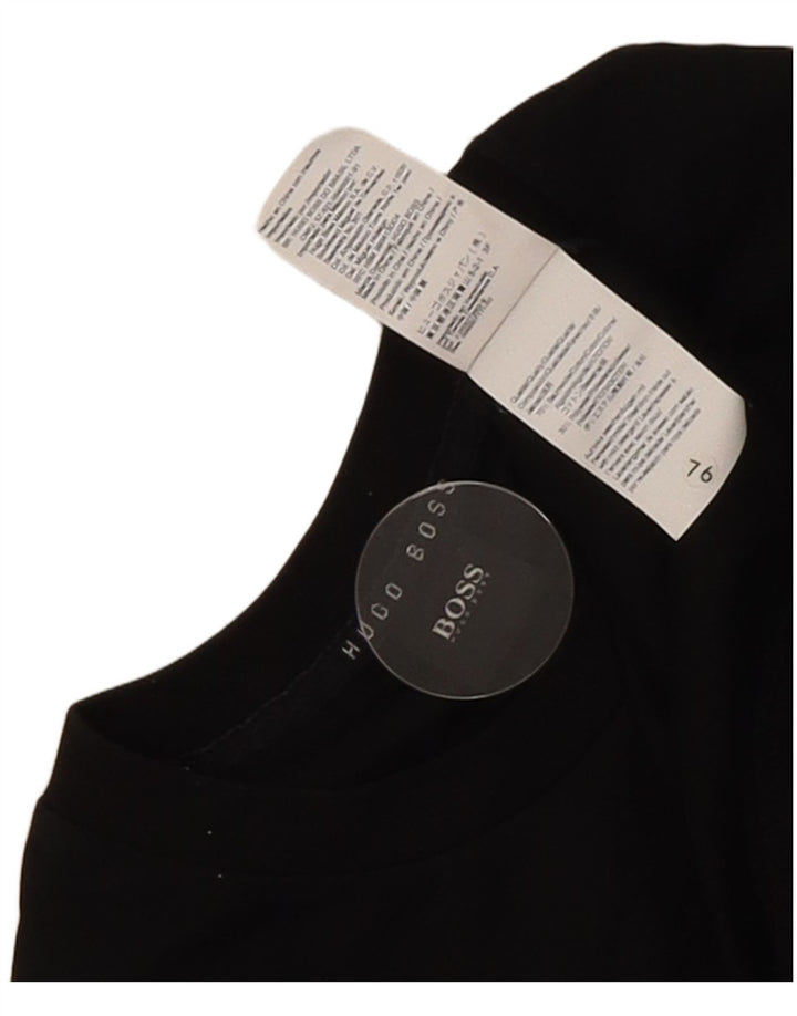 Hugo Boss Herren-Sweatshirt mit Grafik, Größe S, schwarze Baumwolle