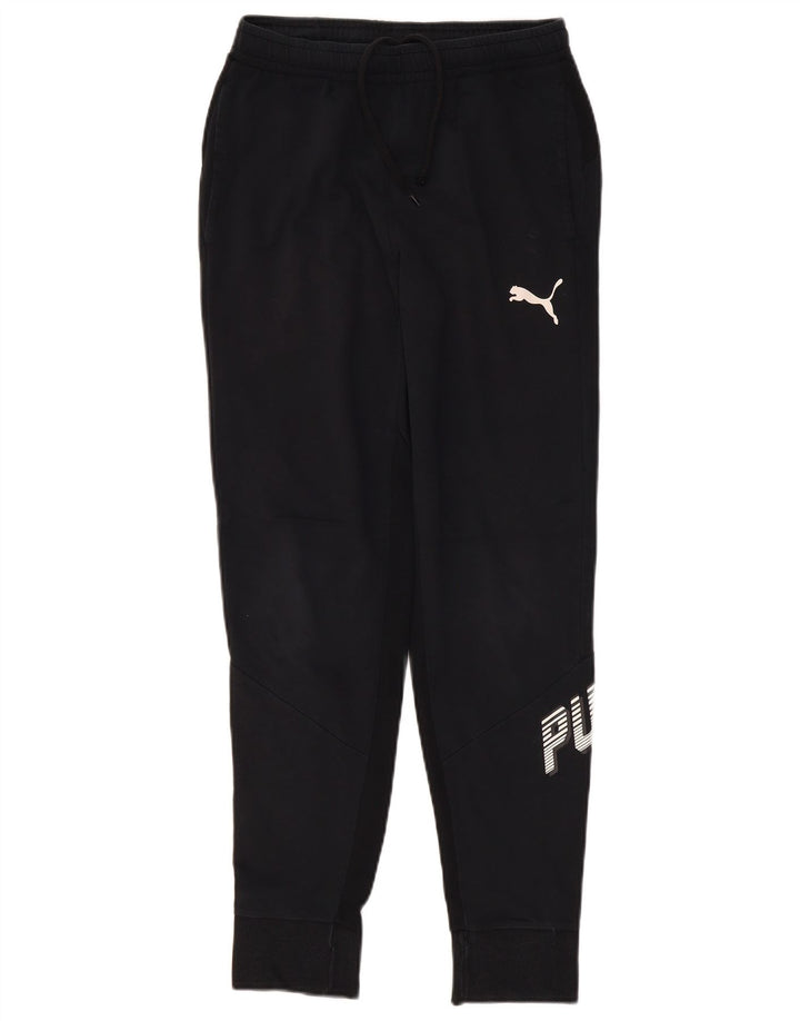 Puma Herren-Trainingshose mit Grafik, Größe S, Schwarz