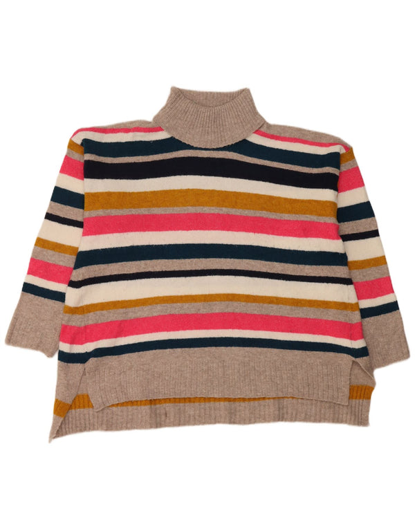 Marks & Spencer Damen-Pullover mit Rollkragen, Gr. 18, XL, mehrfarbig