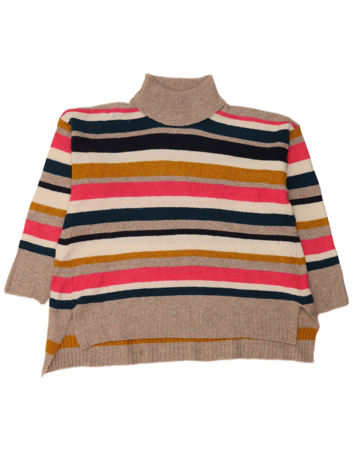 Marks & Spencer Damen-Pullover mit Rollkragen, Gr. 18, XL, mehrfarbig