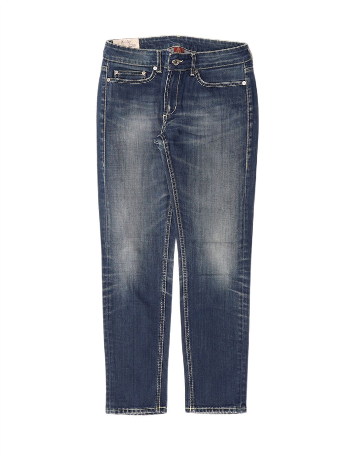 DONDUP Womens Monroe Slim Jeans W28 L28 Blue Cotton