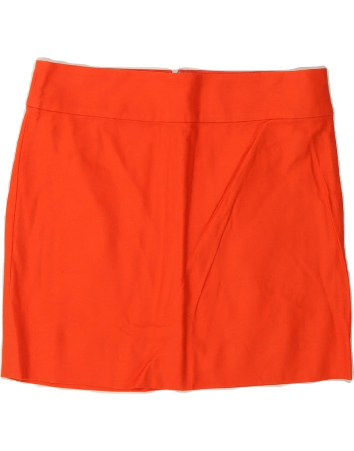 J. CREW Womens Mini Skirt US 6 Medium W30  Orange Cotton Vintage J. Crew and Second-Hand J. Crew from Messina Hembry 