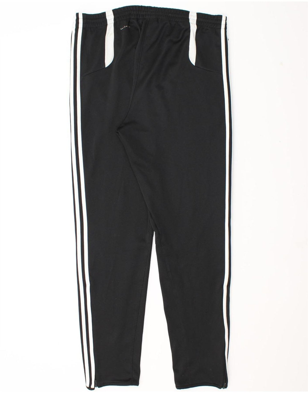 Adidas Herren-Trainingshose XL, schwarzes Colourblock-Polyester
