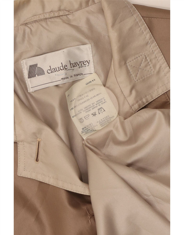 Claude Havrey Damen Mantel UK 16 Large Braun Polyester