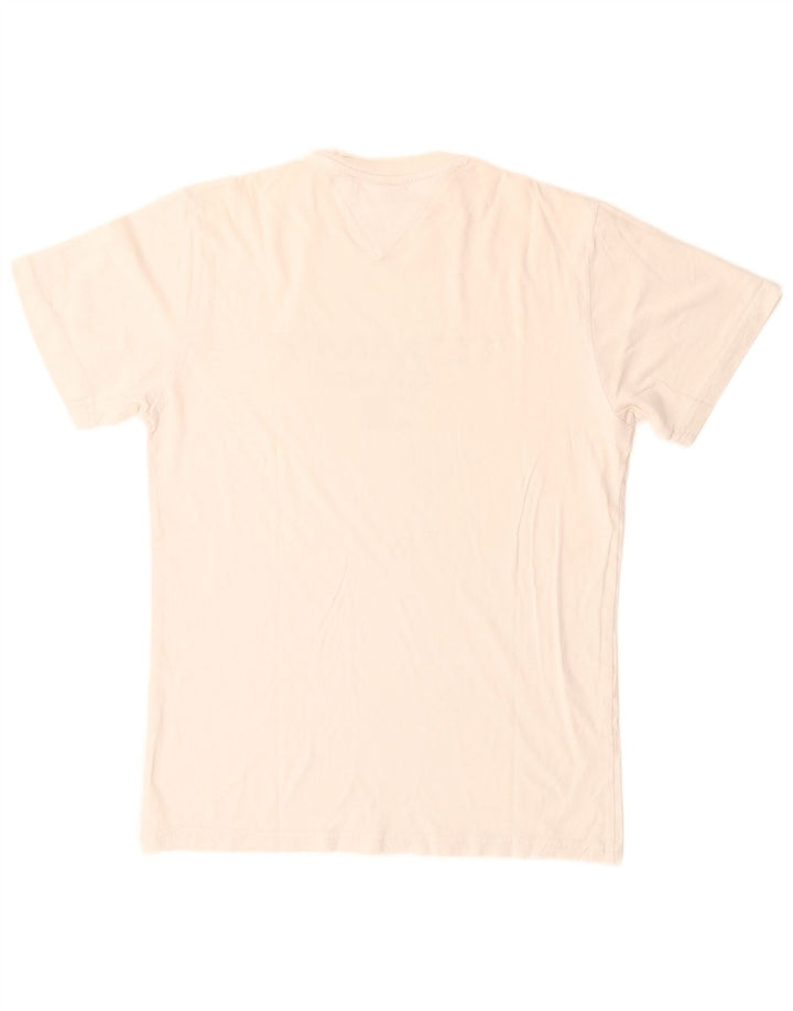 Tommy Hilfiger Herren T-Shirt mit Grafik, XS, Weiß