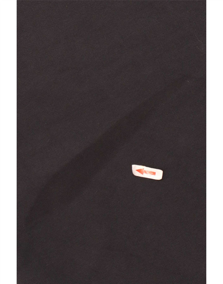 Zara Herren-Sweatshirt mit lockerer Passform, groß, aus schwarzer Baumwolle