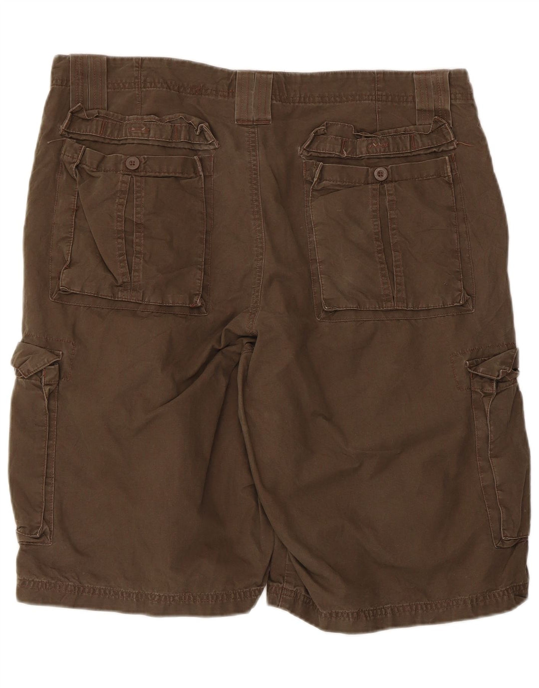 Lee Herren Latzhose Cargoshorts W36 Große braune Baumwolle