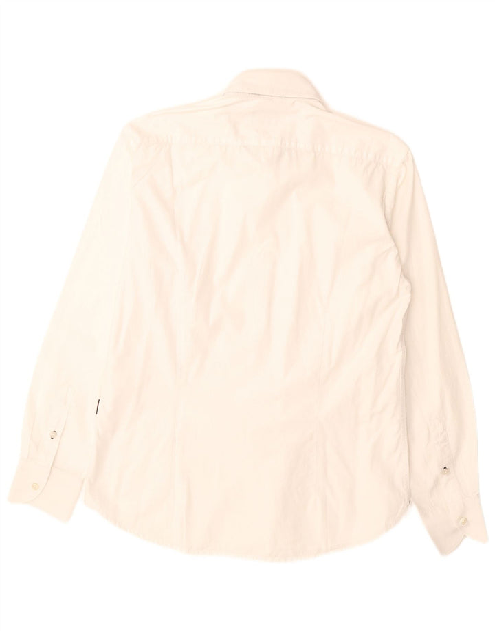 Carrera Herren-Slim-Fit-Hemd, Größe L, Weiß