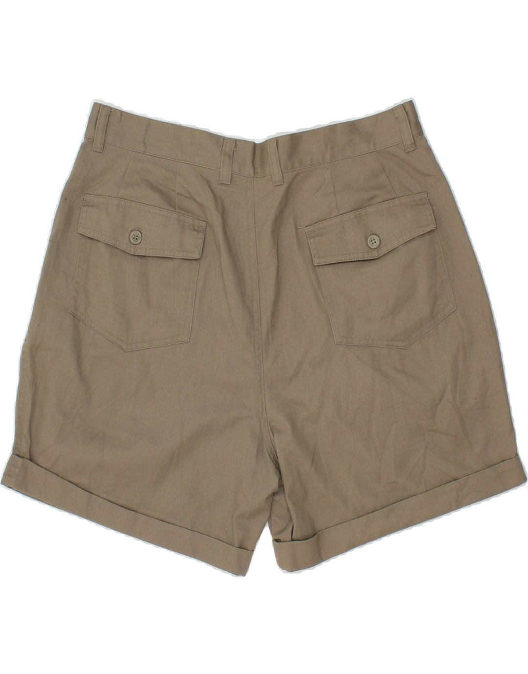 VINTAGE Womens Pegged Chino Shorts Large W32  Grey Cotton Vintage Vintage and Second-Hand Vintage from Messina Hembry 