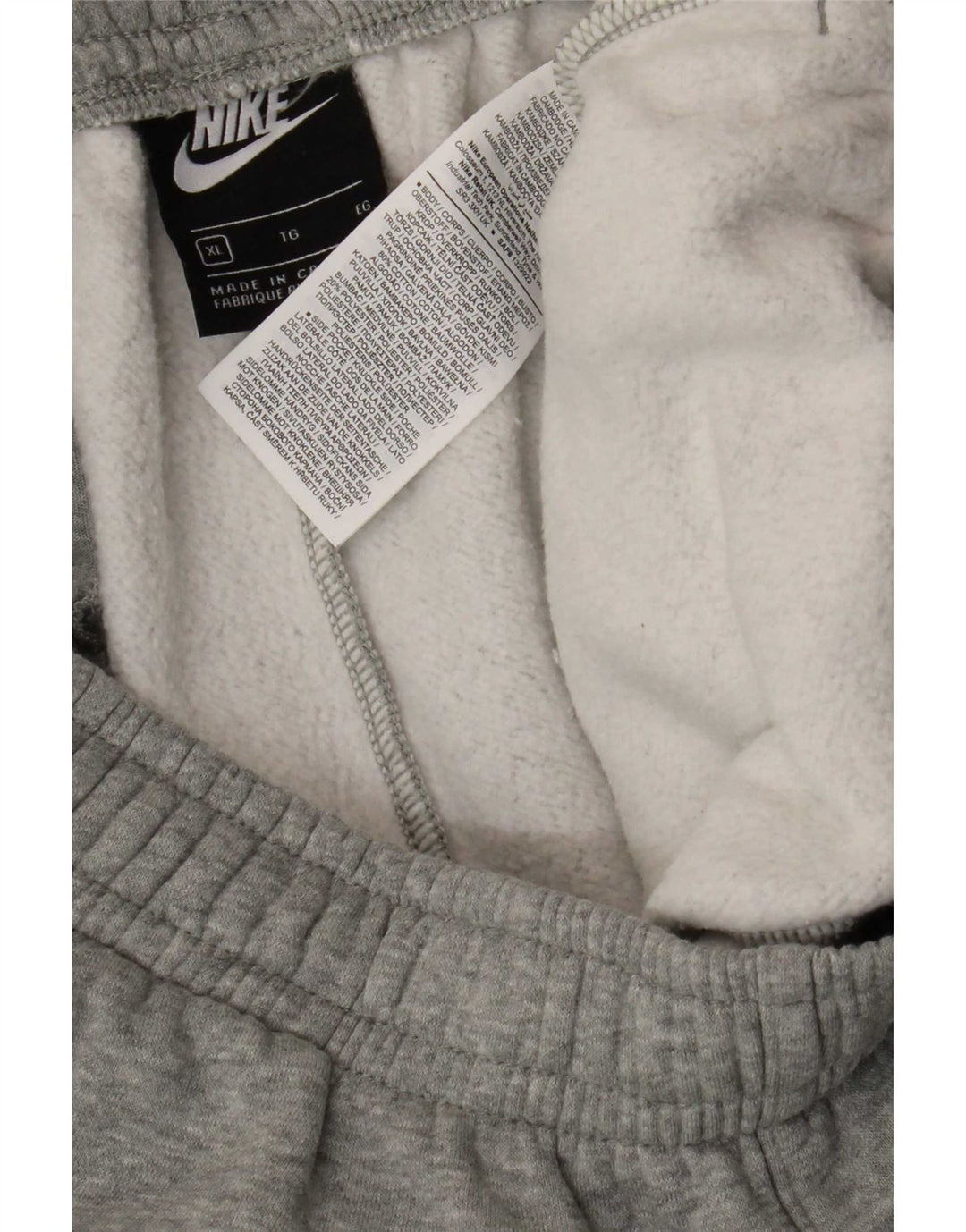 Nike Herren-Trainingshose, Jogginghose, XL, graue Baumwolle