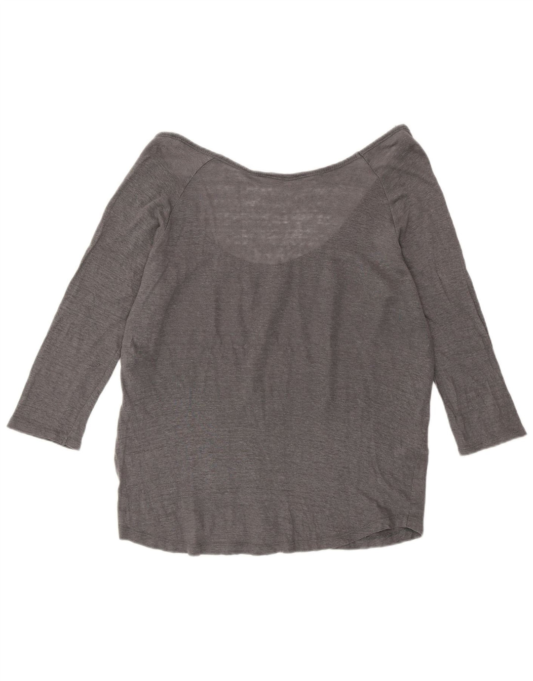 Zara Damen Top 3/4 Ärmel UK 16 Large Grau