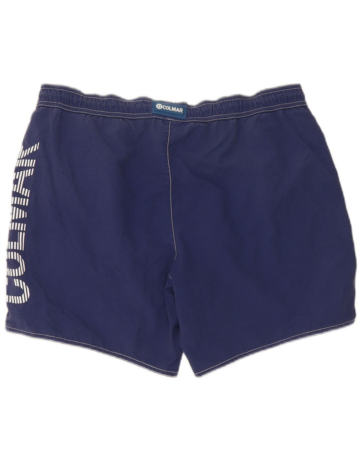 Colmar Herren Badeshorts mit Grafik IT 50 Mittel Marineblau