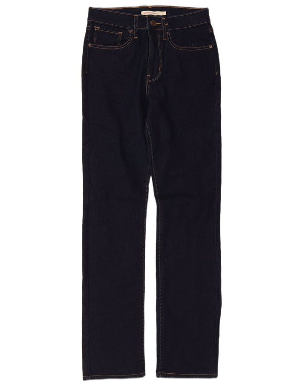 Levi's Damen 724 High Rise Straight Jeans W27 L30 Marineblaue Baumwolle