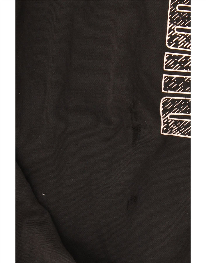 Puma Herren Grafik-Trainingshose, Jogginghose, Größe L, Schwarz