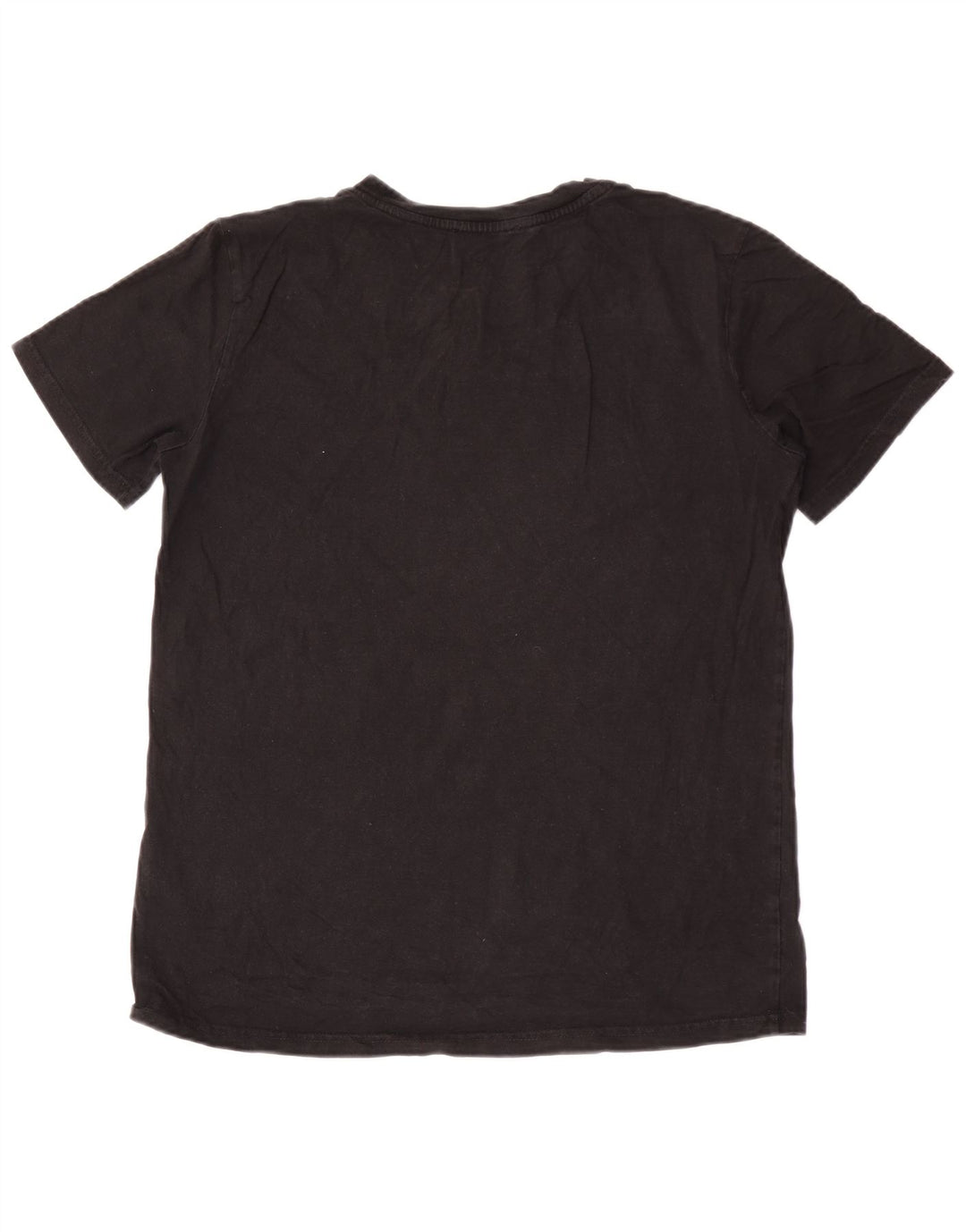 Diesel Herren-T-Shirt mit Grafik, groß, aus schwarzer Baumwolle