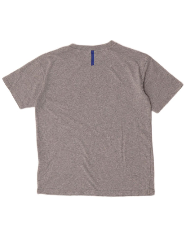 Superdry Grafik-T-Shirt-Oberteil für Damen, UK 8, Größe S, Grau, Baumwolle