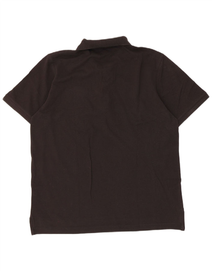Lotto Herren Poloshirt 2XL Schwarz Baumwolle