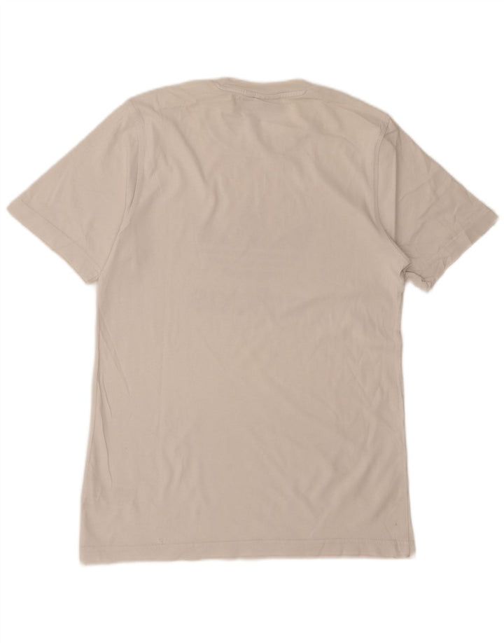ADIDAS Herren Grafik T-Shirt Top Small Weiße Baumwolle