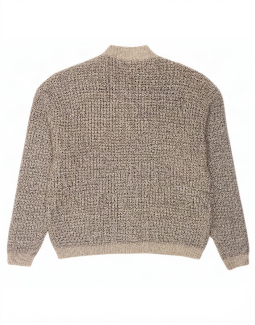 Marks & Spencer Damen-Strickjacke in Übergröße, Gr. 40, Größe L, Grau meliert