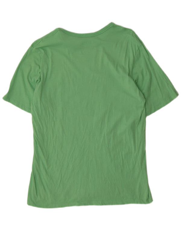 Champion Herren Grafik T-Shirt Top 2XL Grüne Baumwolle