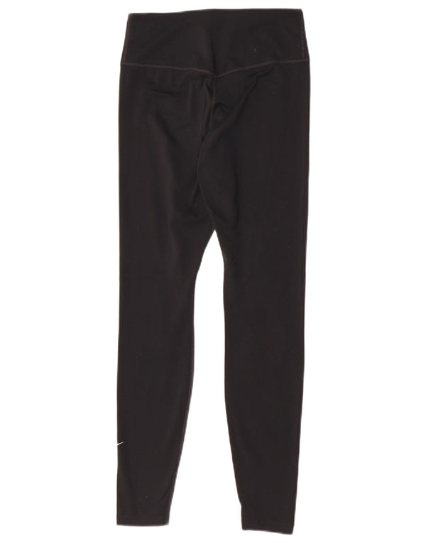 Nike Damen Dri Fit Leggings UK 8 Small Schwarz Polyester Sport