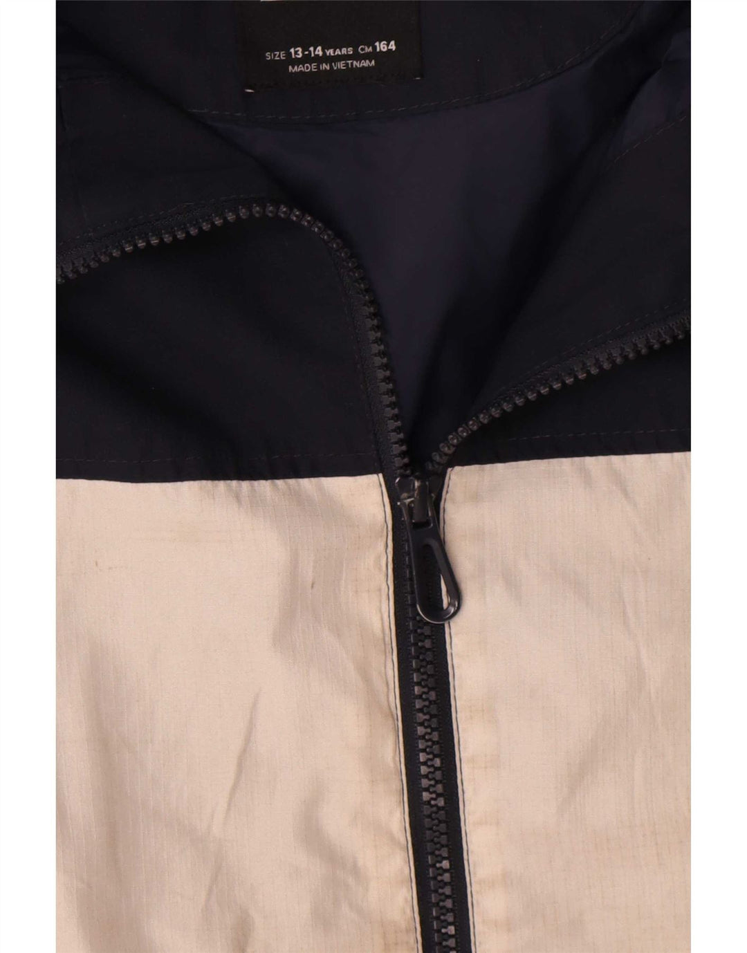 Zara Jungen-Bomberjacke mit Kapuze, 13–14 Jahre, mehrfarbig, Farbblock