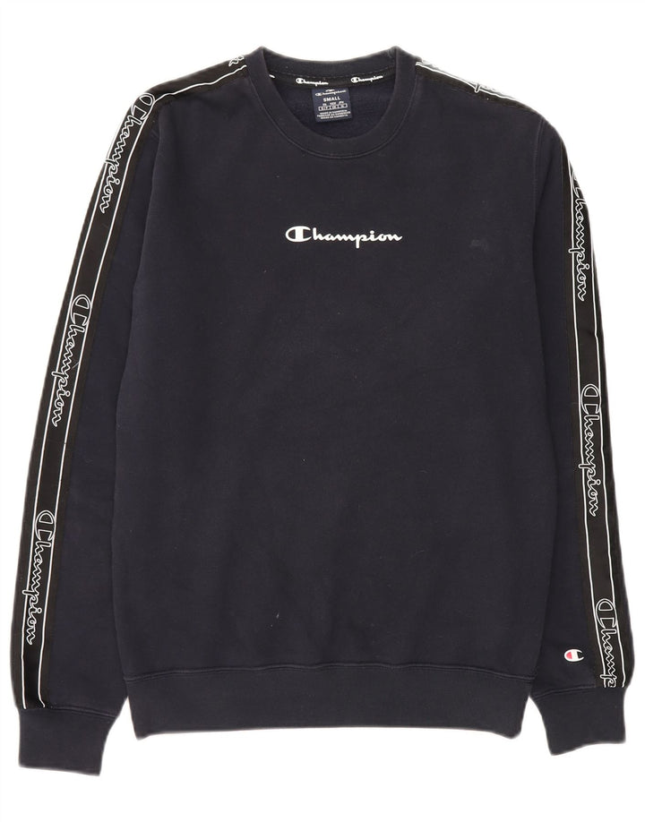 Champion Herren-Sweatshirt mit Grafik, Größe S, Marineblau