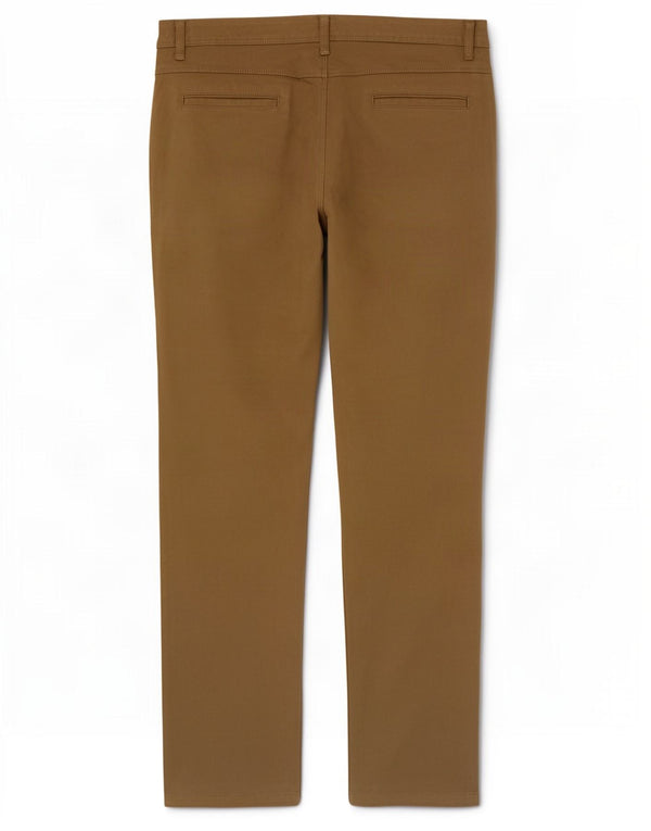 Gerade Chino-Hose für Herren von Zara, EU 48, XL, W38, L33, Beige, Baumwolle