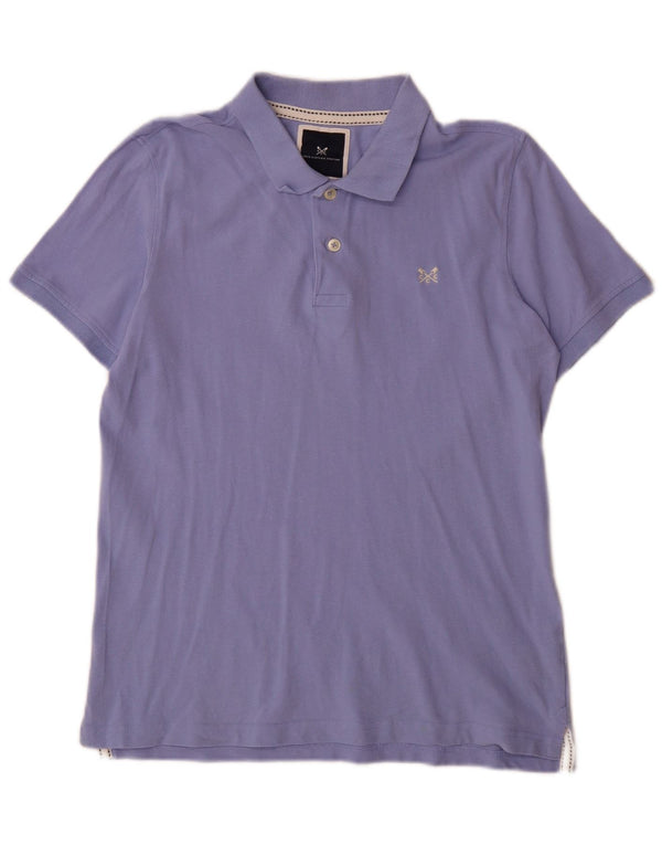 Crew Clothing Mens Polo Shirt Medium Purple Cotton
