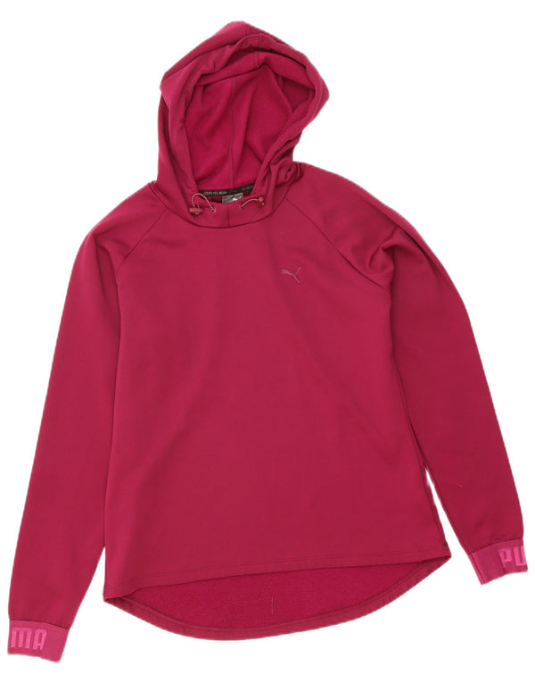 Puma Womens Graphic Hoodie Pullover UK 12 Mittellila Polyester