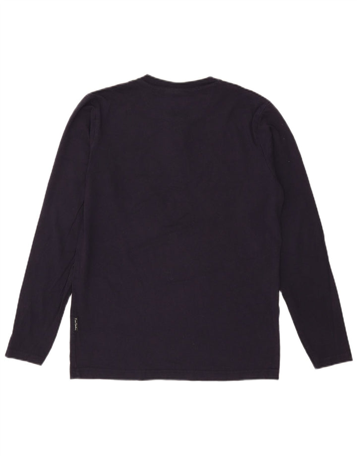 Pierre Cardin Herren-Top, langärmelig, klein, marineblau, Baumwolle