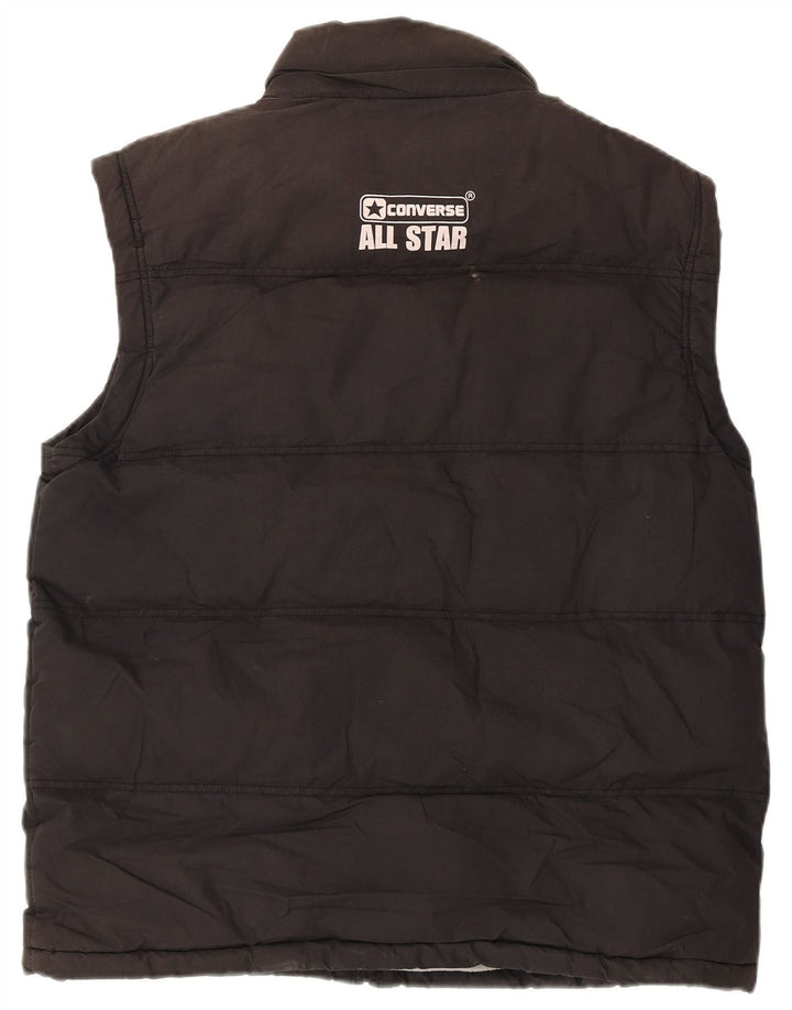 Converse Herren-Gilet mit Grafik, gepolstert, UK 40, Größe L, Marineblau, Polyester