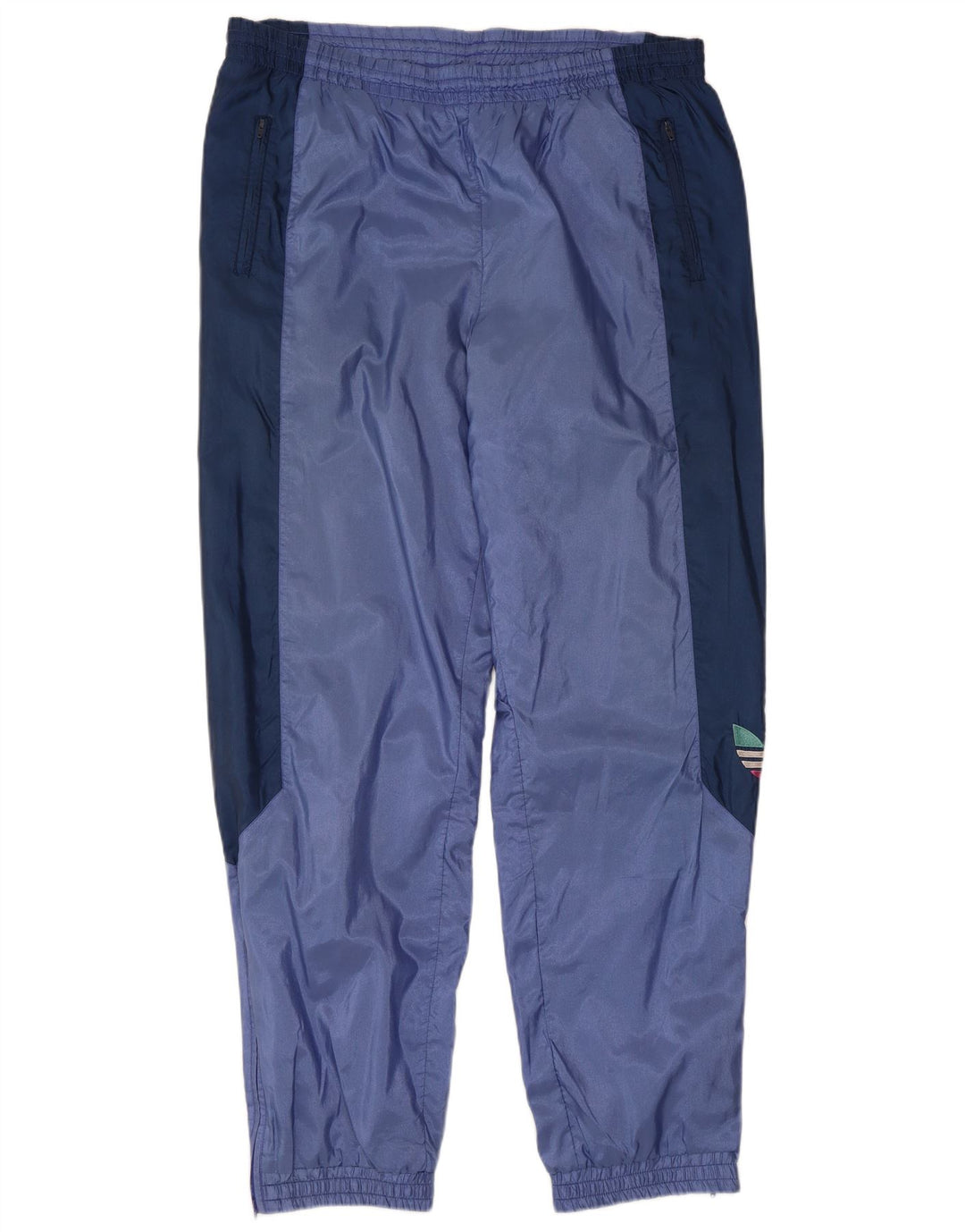 Adidas Herren-Trainingshose, Jogginghose, Größe L, Blau, Farbblock