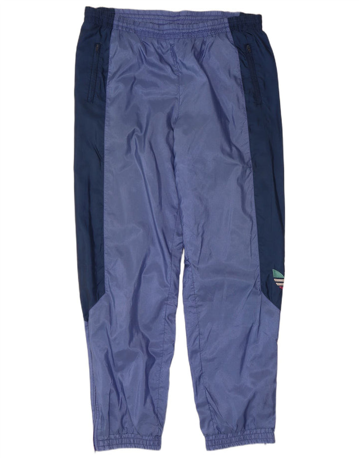 Adidas Herren-Trainingshose, Jogginghose, Größe L, Blau, Farbblock