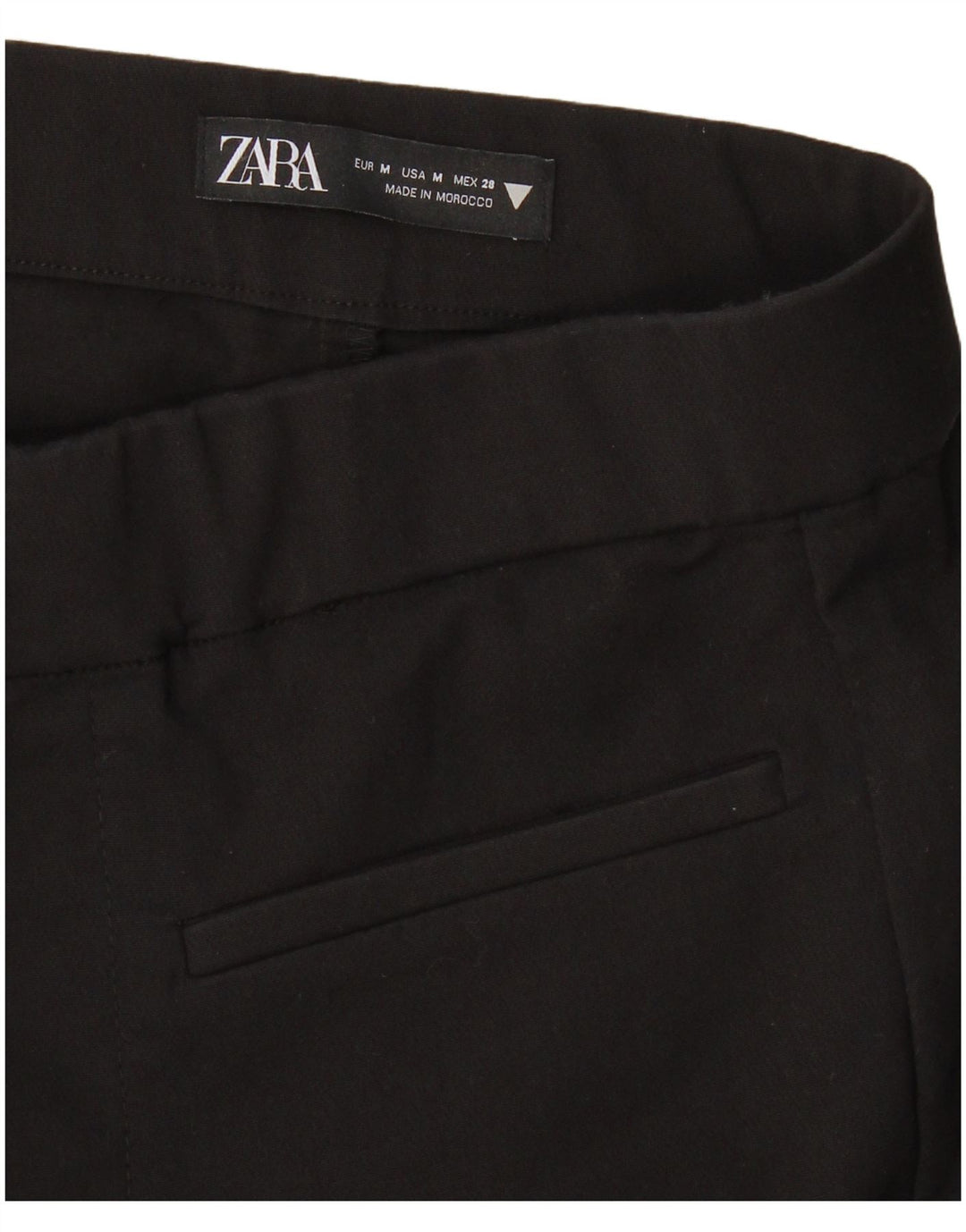 Zara Damen Schlaghose, mittelgroß, W28, L25, Schwarz