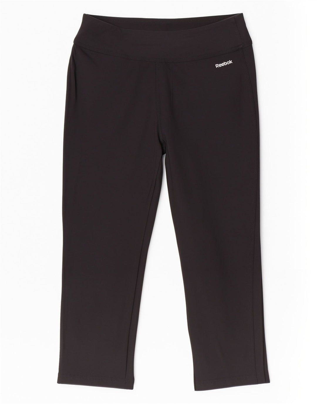 Reebok Damen Capri-Trainingshose UK 12 Medium Schwarz