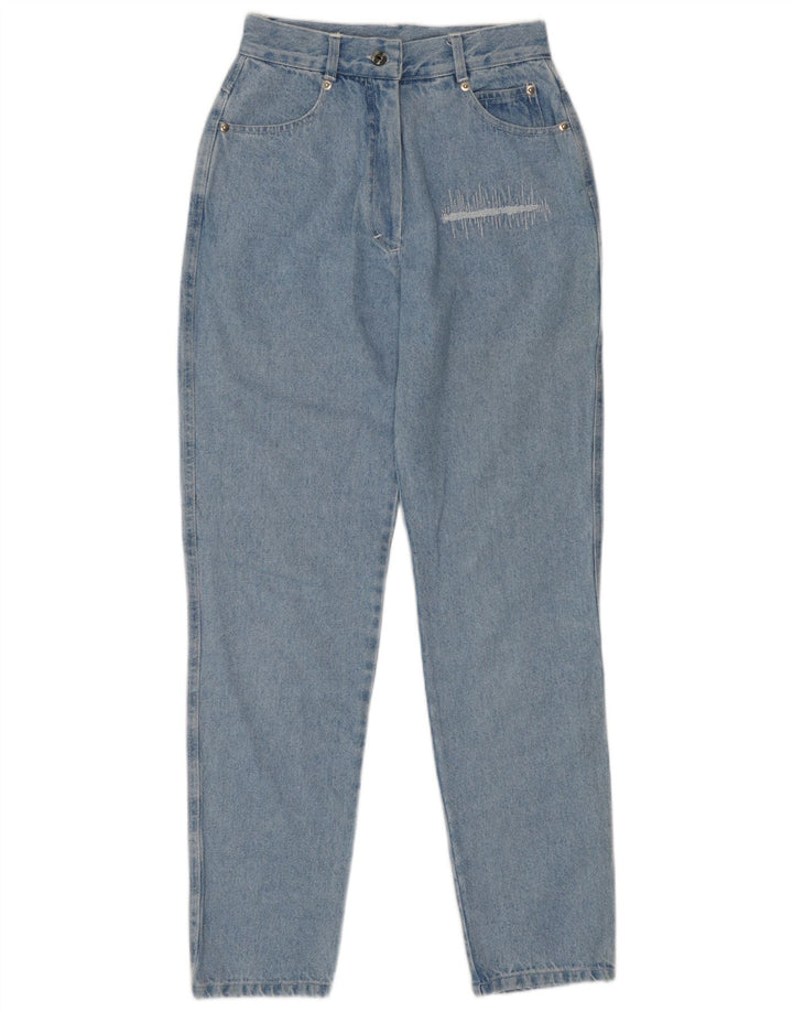 Val&Tine Damen Tapered Jeans W24 L29 Blaue Baumwolle