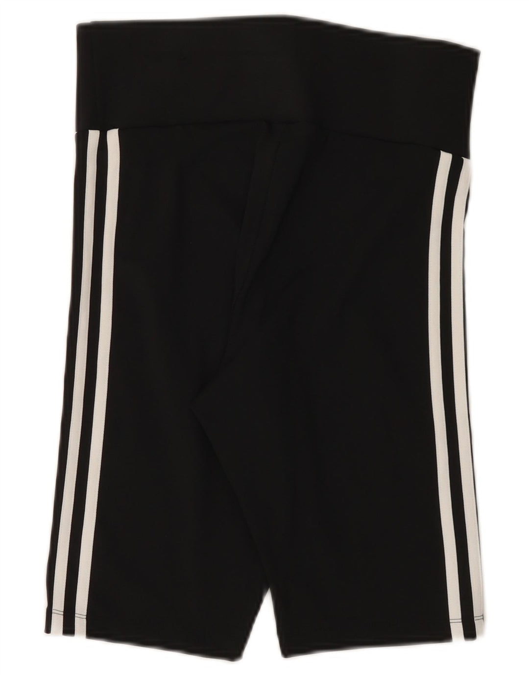 ADIDAS Damen Sportshorts UK 12 Medium Schwarz Polyester