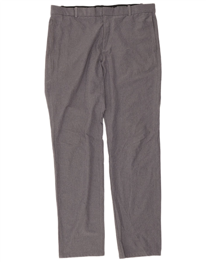 Nike Herren Dri Fit Straight Chino Hose W36 L34 Graues Polyester