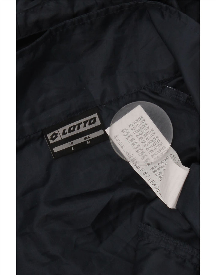 Lotto Herren-Regenjacke mit Kapuze, UK 40, Größe L, Marineblau, Polyester