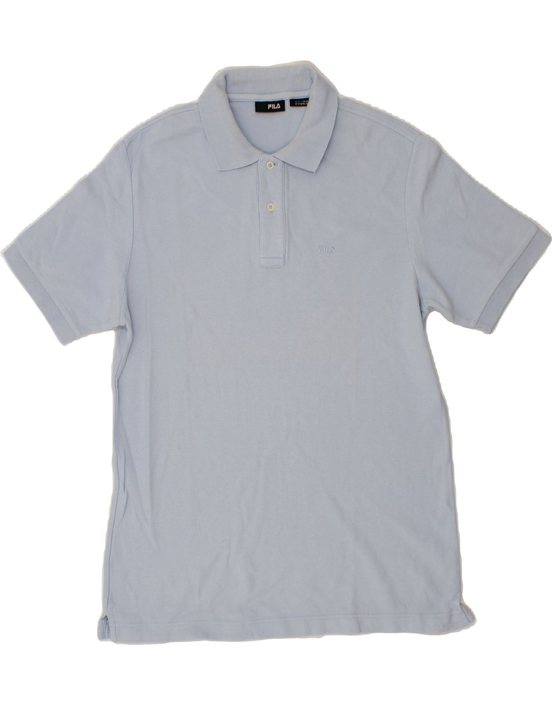 FILA Mens Polo Shirt Medium Blue Vintage Fila and Second-Hand Fila from Messina Hembry 