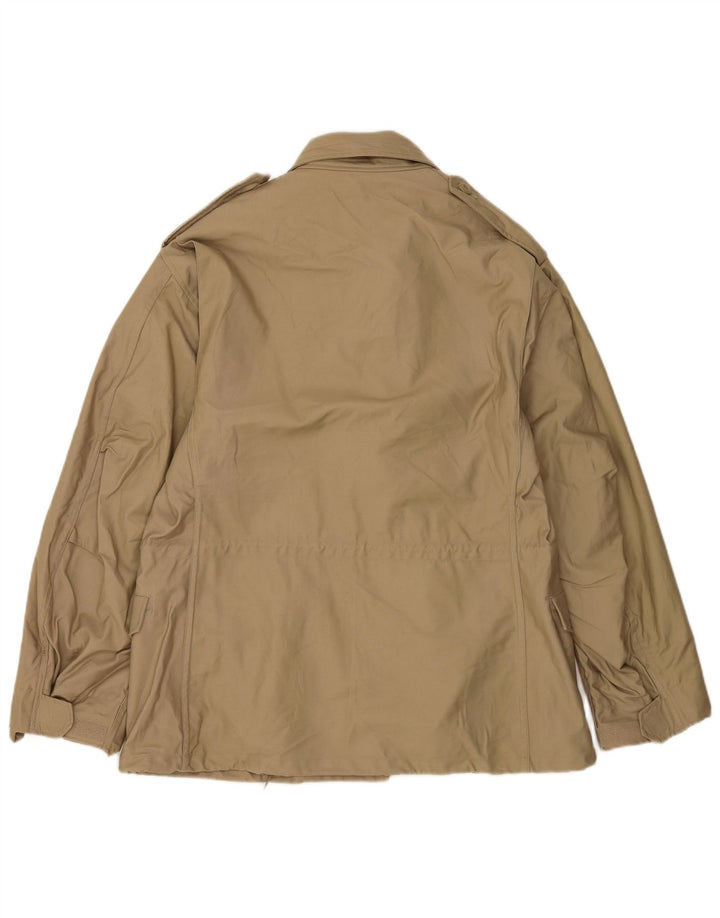 Vintage Herren Militärjacke UK 38 Medium Beige Nylon