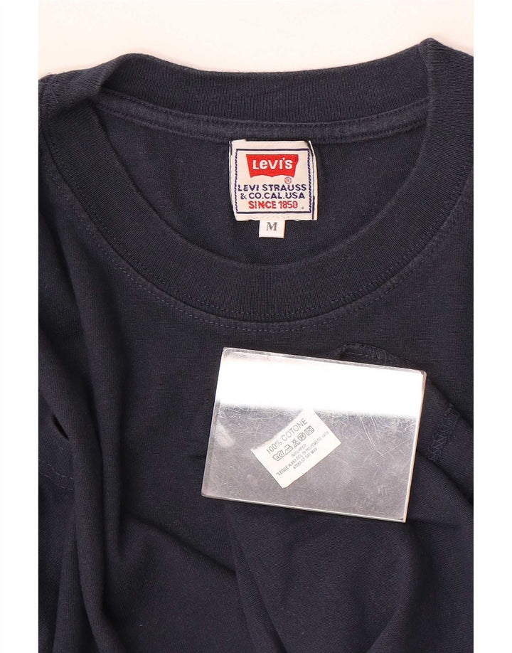 Levi's Herren-T-Shirt-Oberteil aus Baumwolle in mittlerem Marineblau