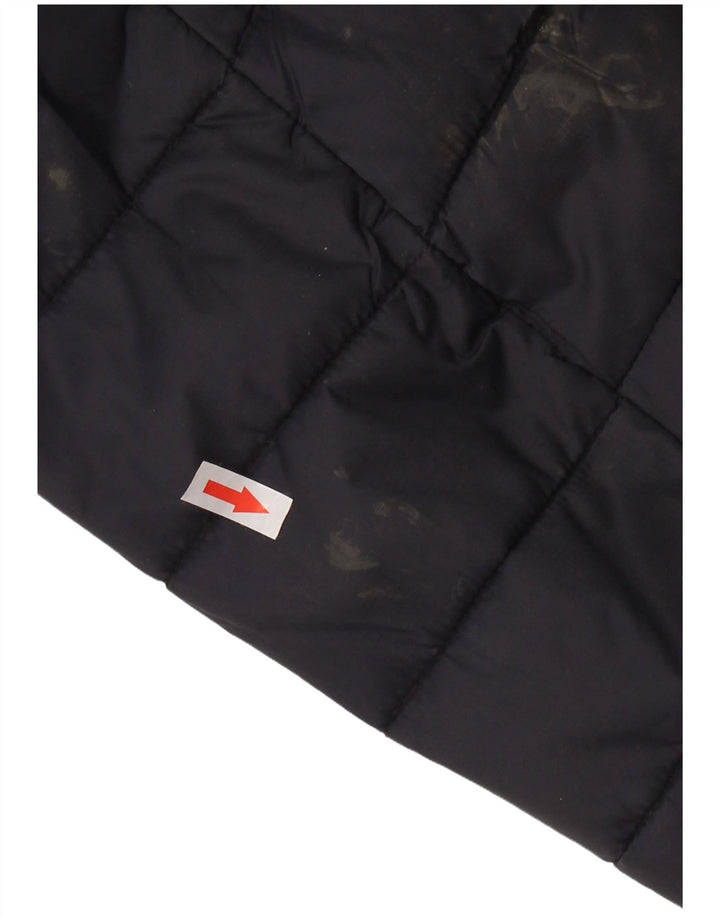 FAT FACE Wattierte Herrenjacke UK 38 Mittelmarineblaues Nylon