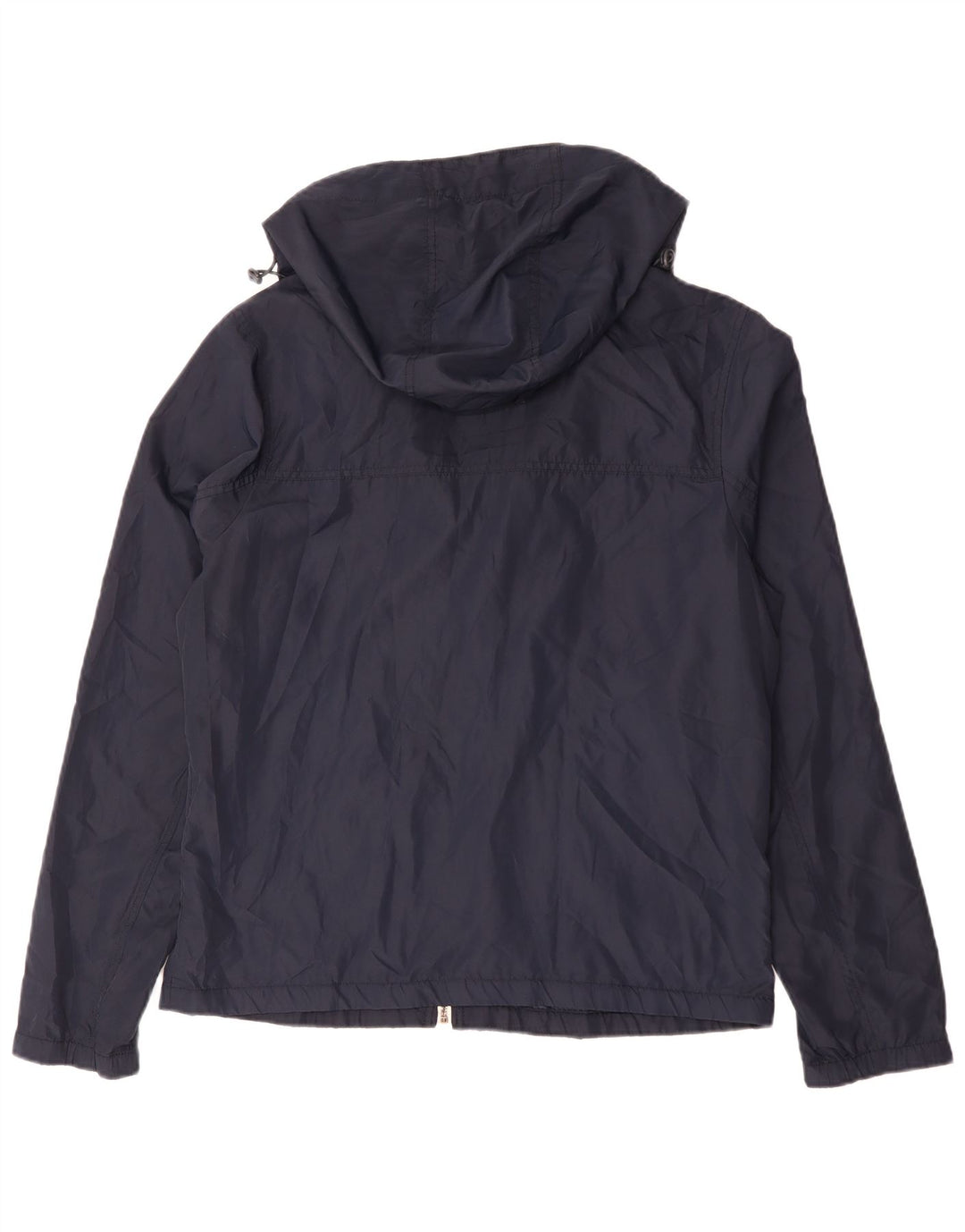 Hollister Herren-Regenjacke mit Kapuze, UK 42, XL, Marineblau, Polyester