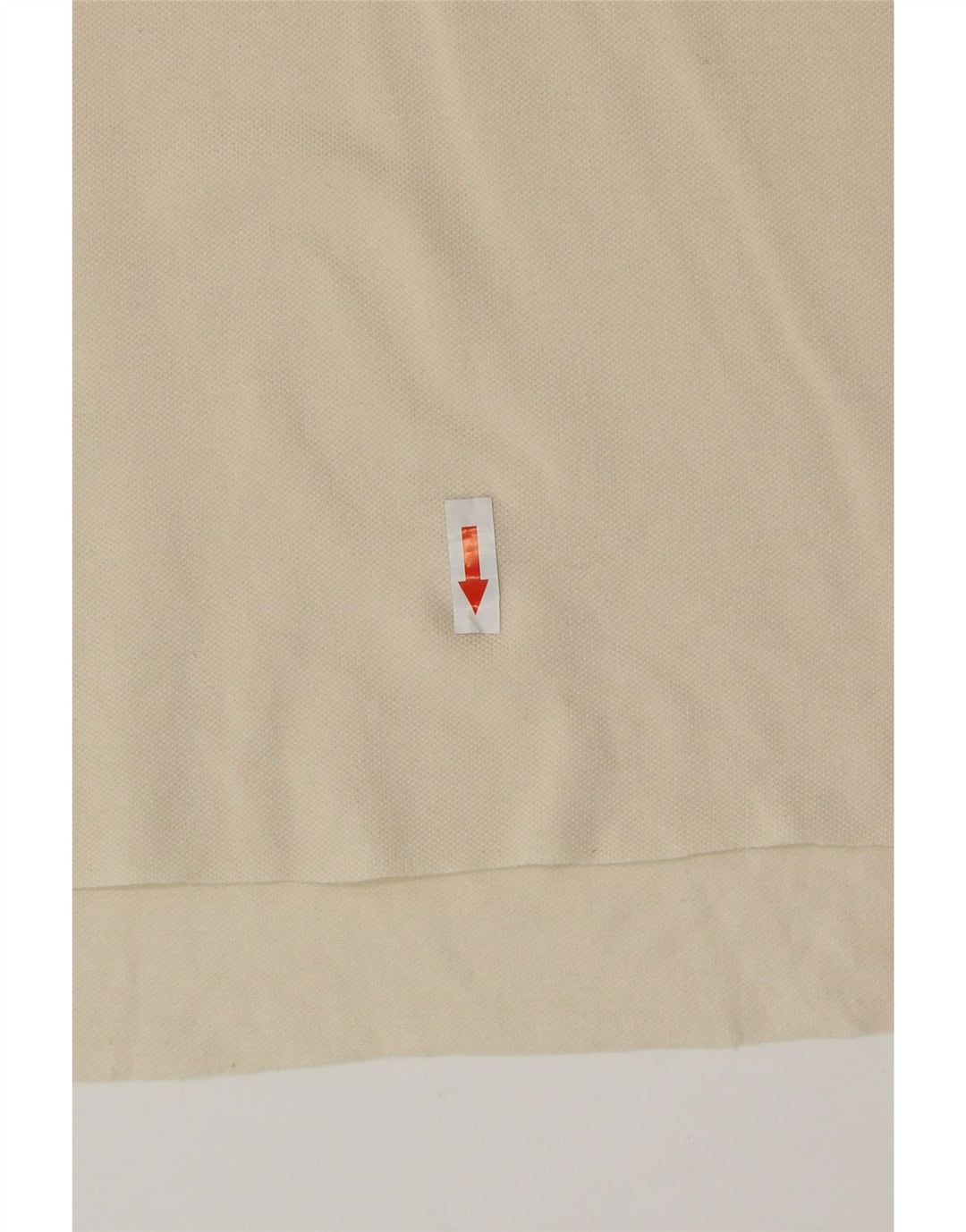 Asics Damen ärmelloses Poloshirt UK 10 Small Off White Baumwolle