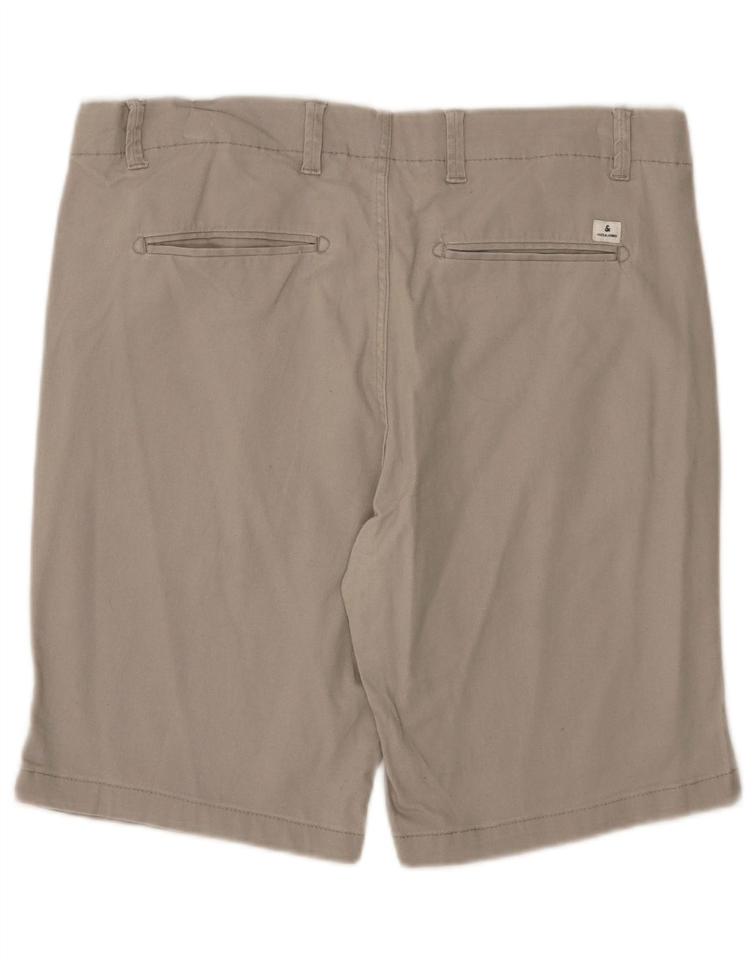 Jack & Jones Herren Regular Chino Shorts XL W38 Grau Baumwolle