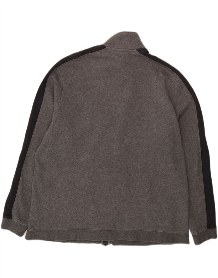 Nike Herren-Trainingsanzugoberteil, 2XL, graue Baumwolle